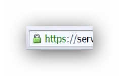 Grünes Schloss in der Browserleiste für HTTPS