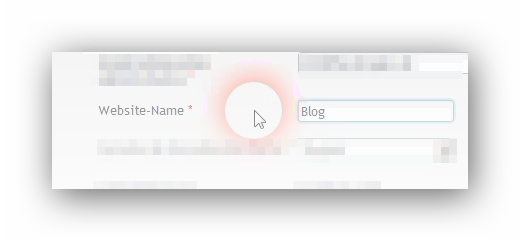 Angabe des Webseiten-Name für die WordPress Installation